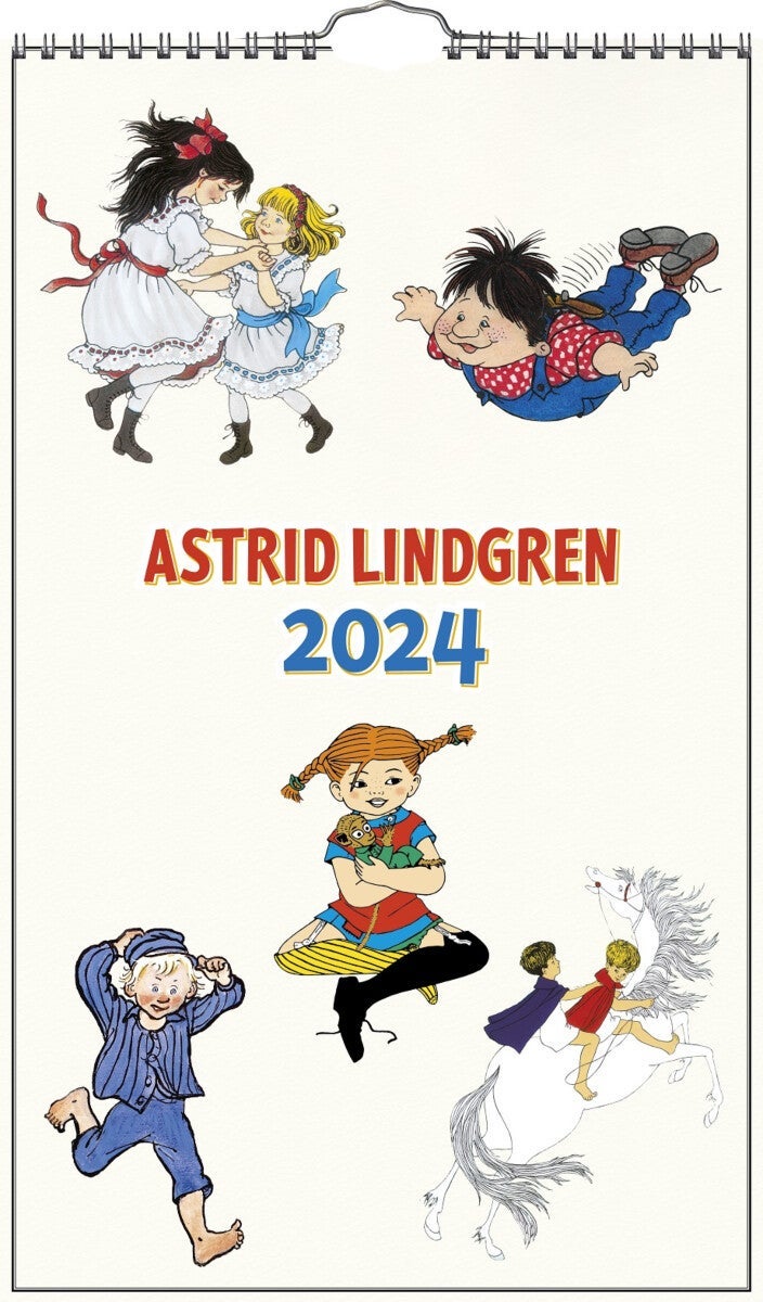 Kalender 2024 A Lindgren 26x43cm