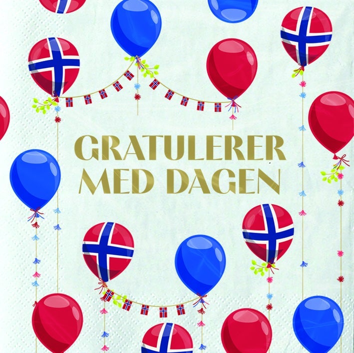 Serviett Ballong Folie