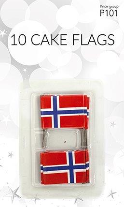 Kakenål flagg 10stk