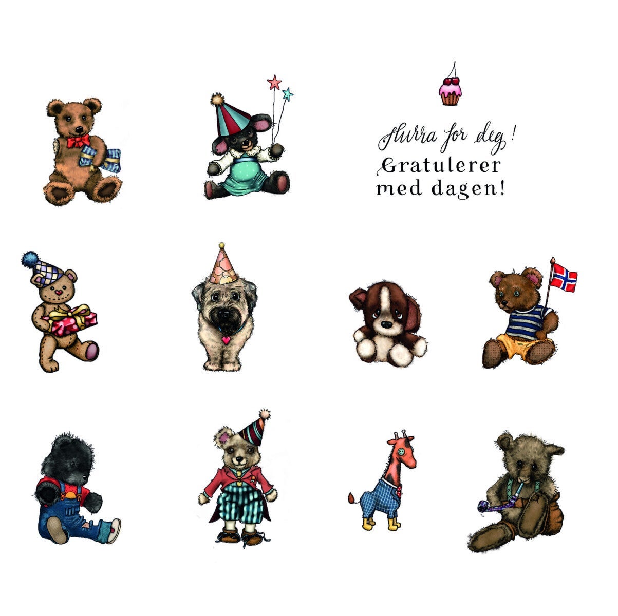 Kort stort bamsebursdag Talén