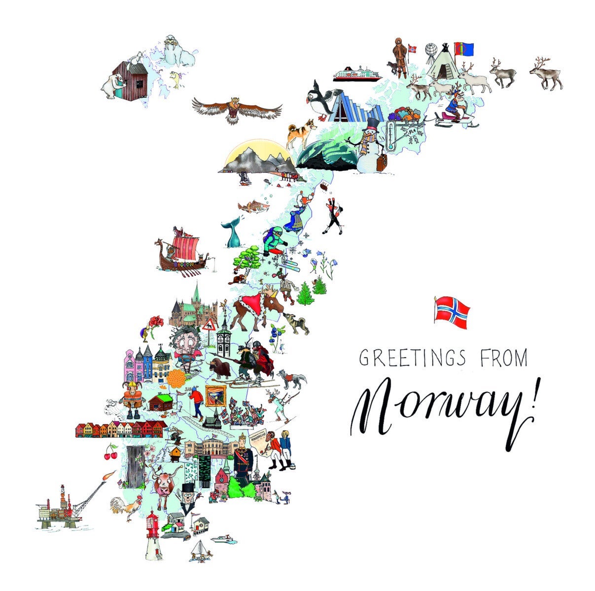 Kort stort Norway engelsk Talén