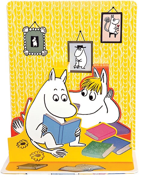 Kort Mummi 3D Mummi leser