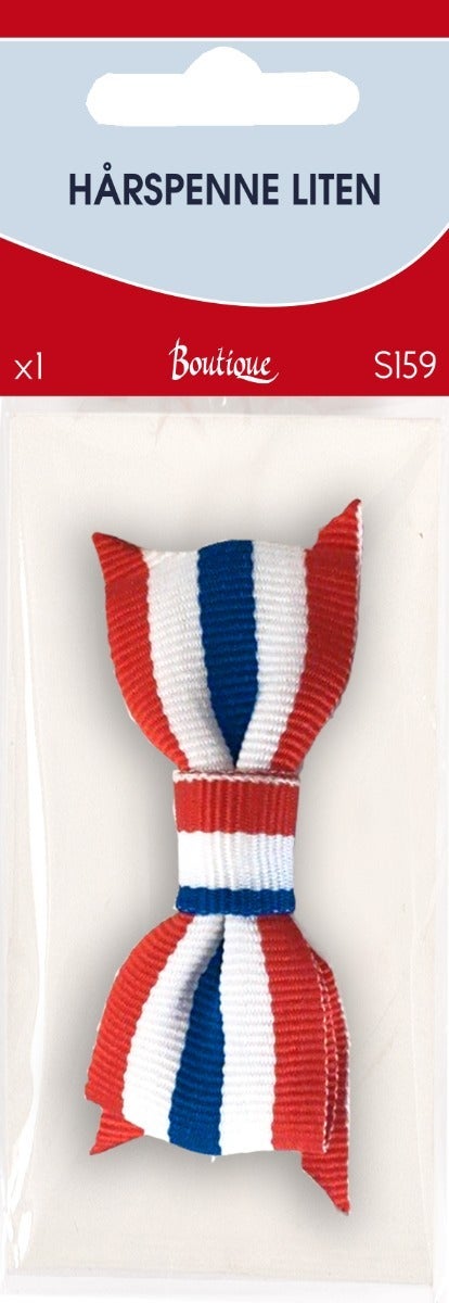 Hårspenne liten Flagg