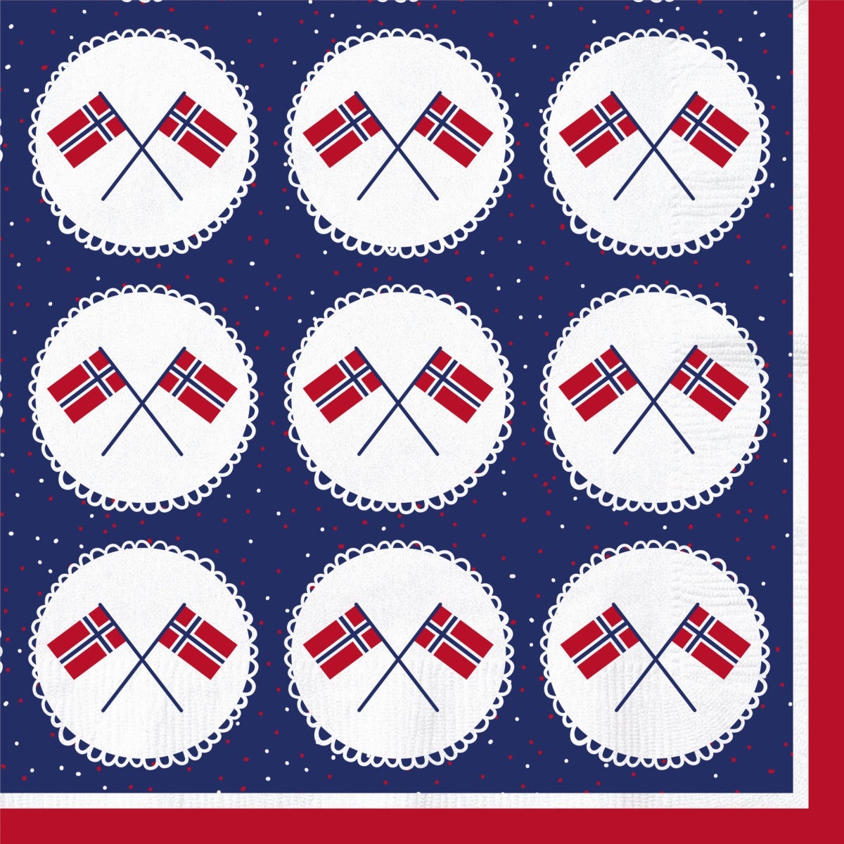 Serviett sirkel 17.mai