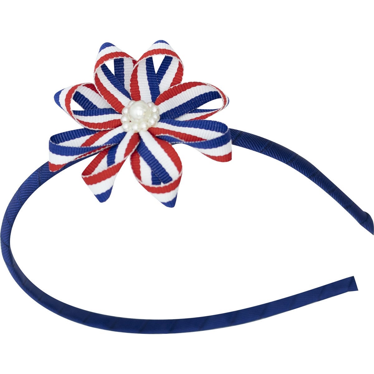 Hårbøyle smal perler 17.mai