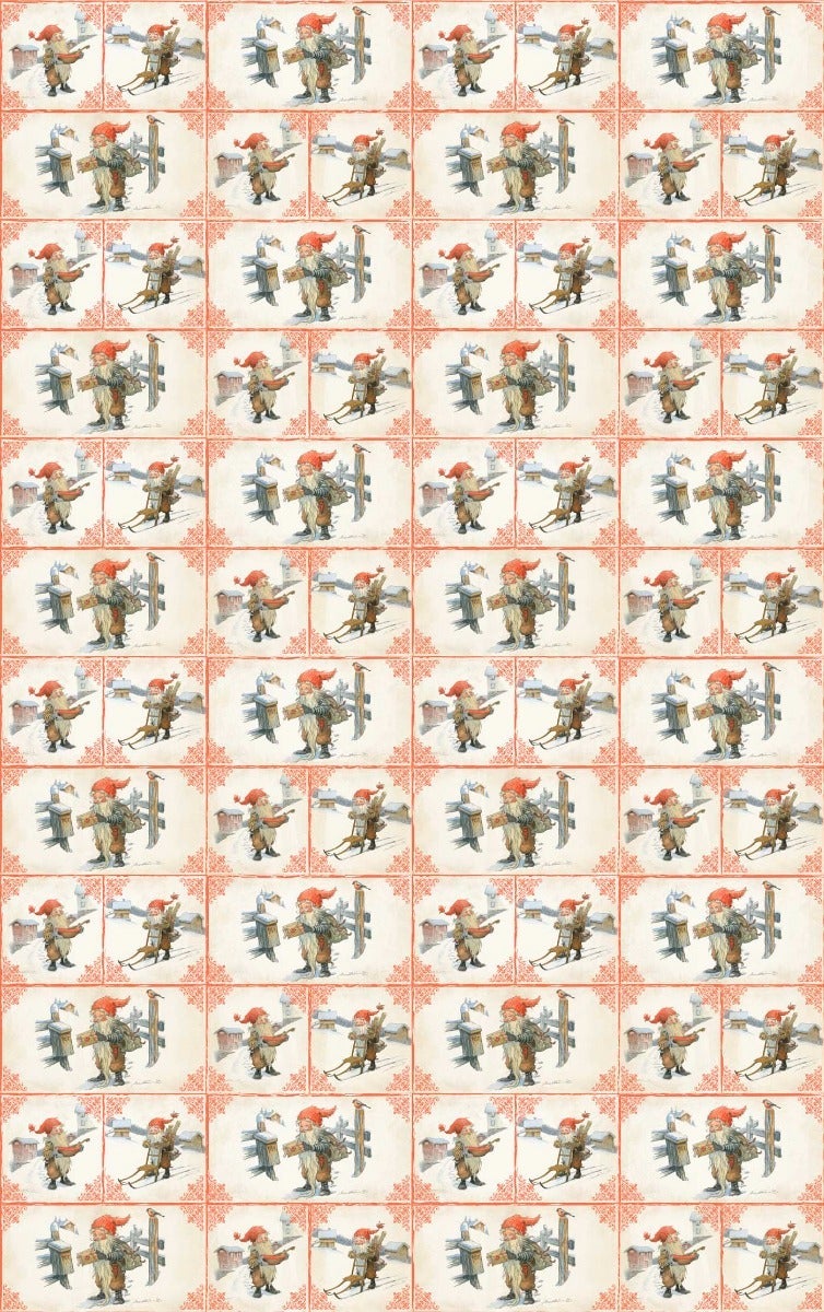 Gavepapir 5m Midthun retro