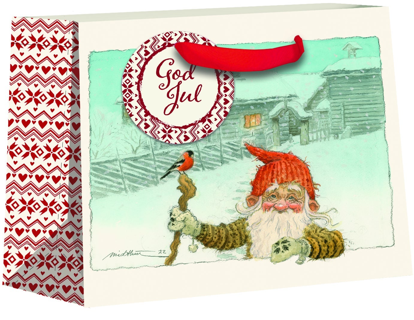 Gavepose Midthun L hvit