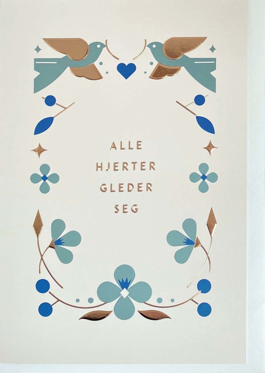 Kort Alle hjerter gleder seg