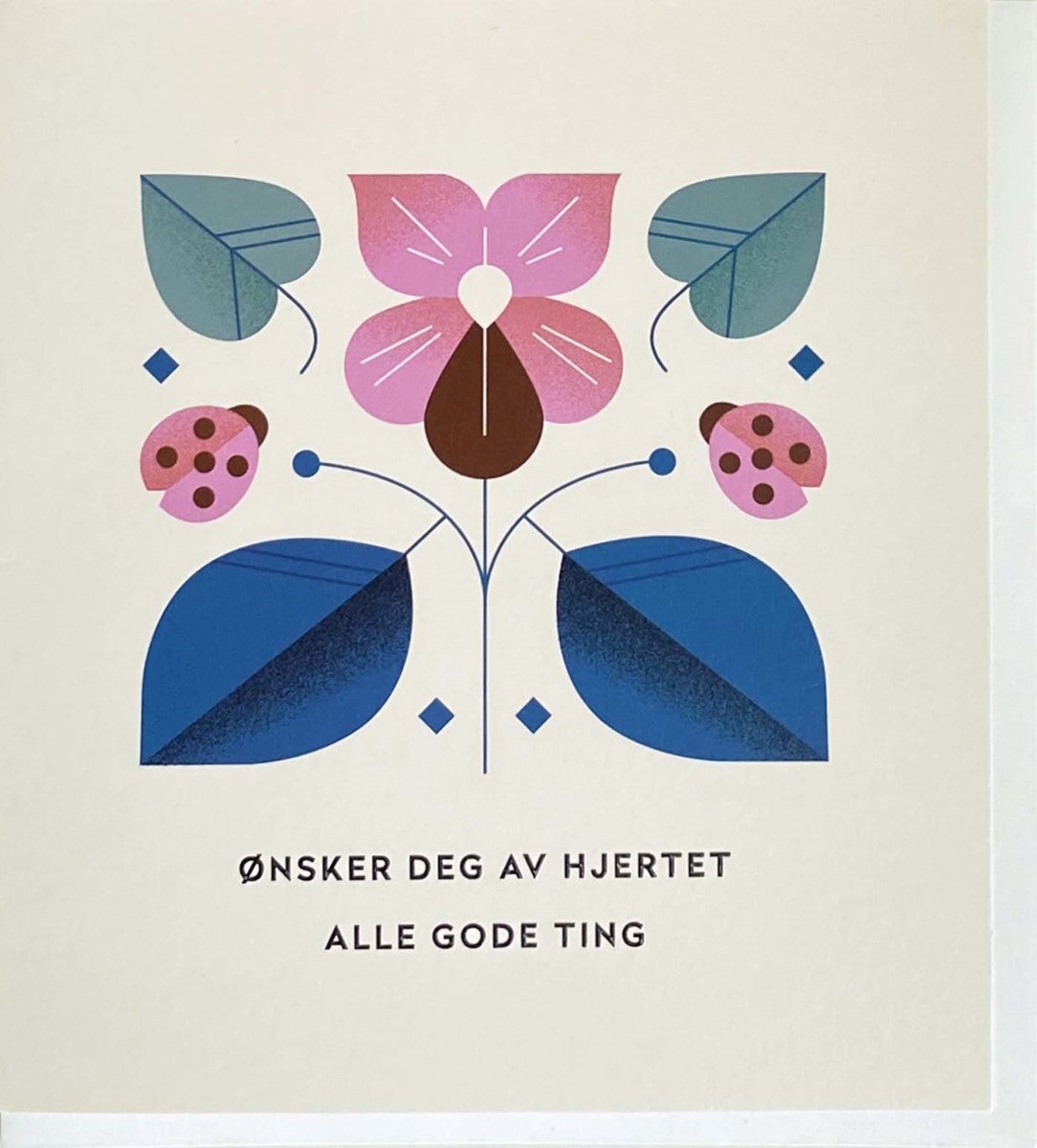 Kort Ønsker deg av hjertet offwh