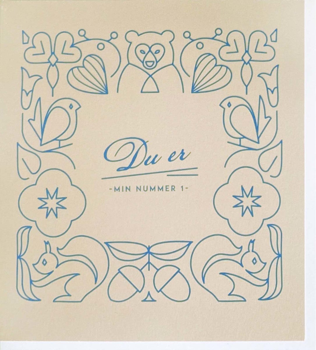 Kort Du er min nummer 1