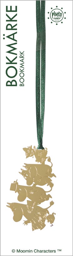 Bokmerke Mummifamilien 7,5 cm gull