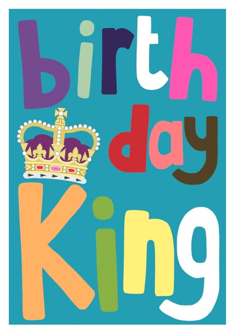 Kort Birthday King