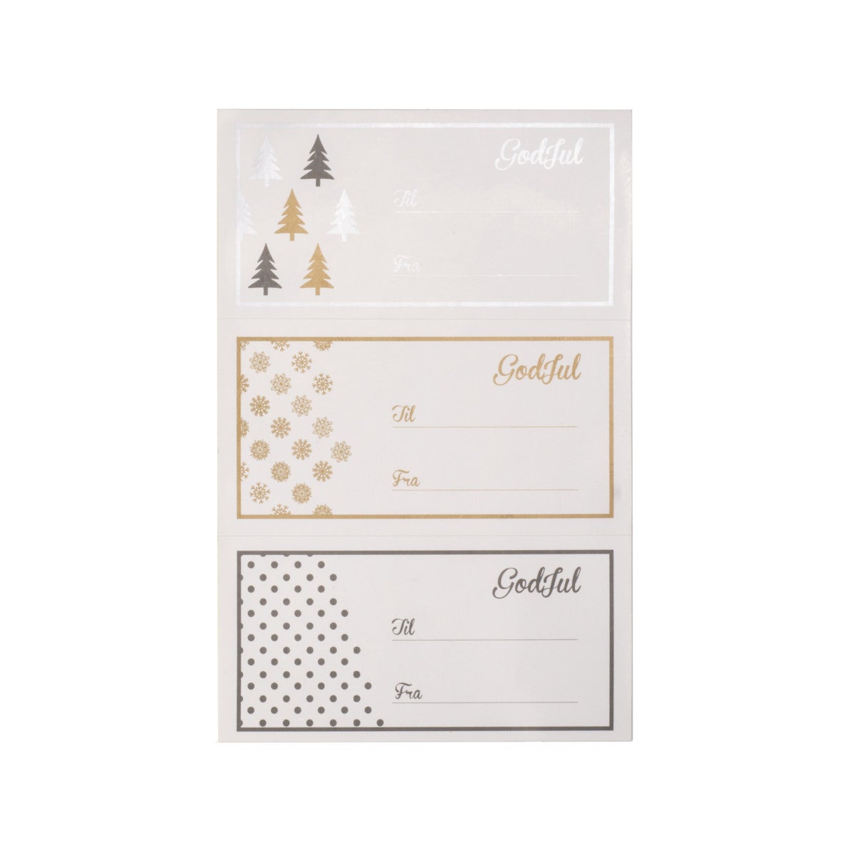 Merkelapper Selvklebende Tre 12 Stk