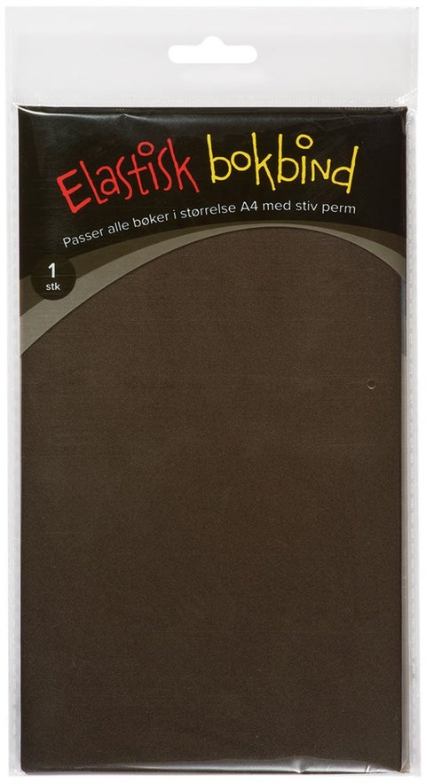 Bokbind Elastisk Sort