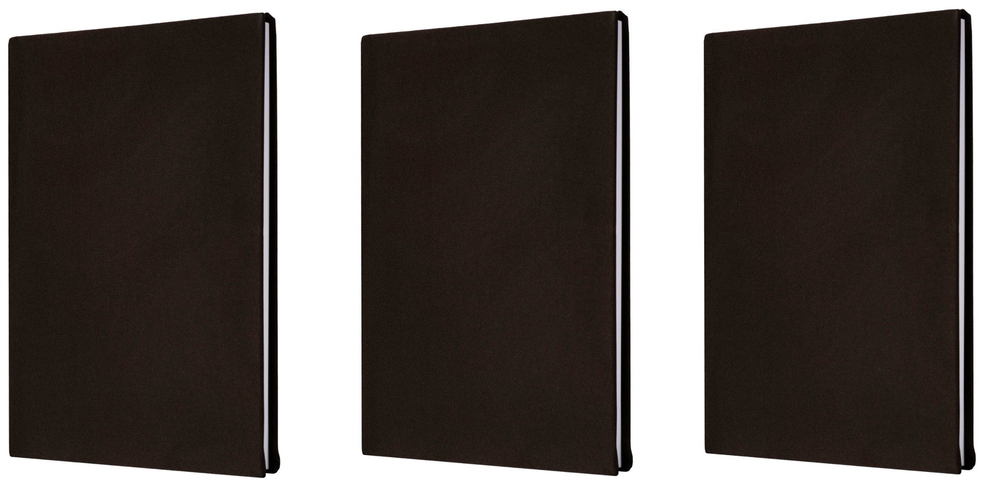 Bokbind Elastisk 3pk Ensfarget Sort