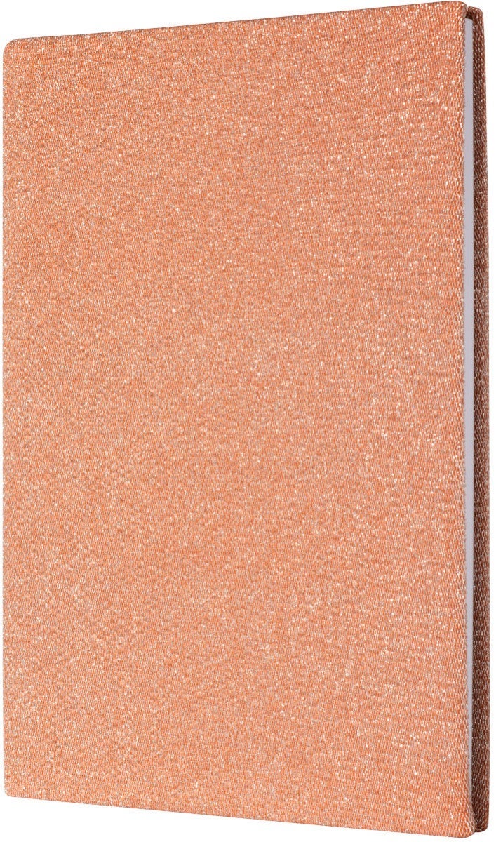 Bokbind Elastisk Glitter Orange