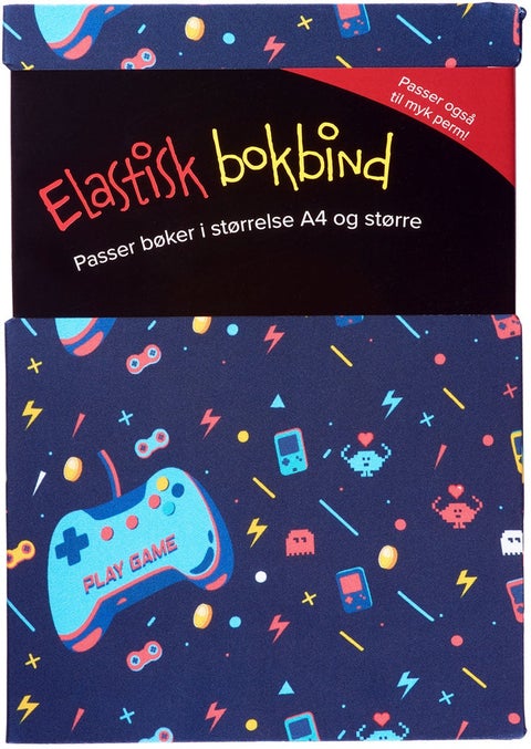 Elastisk Bokbind til Softcover/Større Bøker Gaming