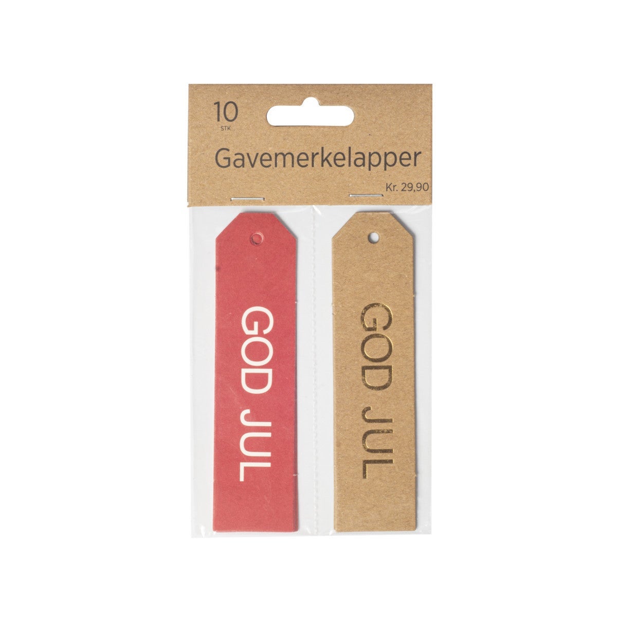 Merkelapper God Jul 10 stk