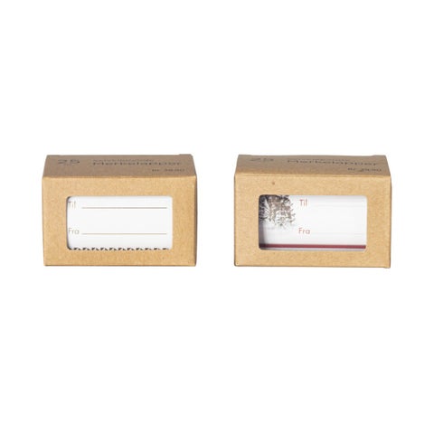 Merkelapper selvklebende 25 stk i eske