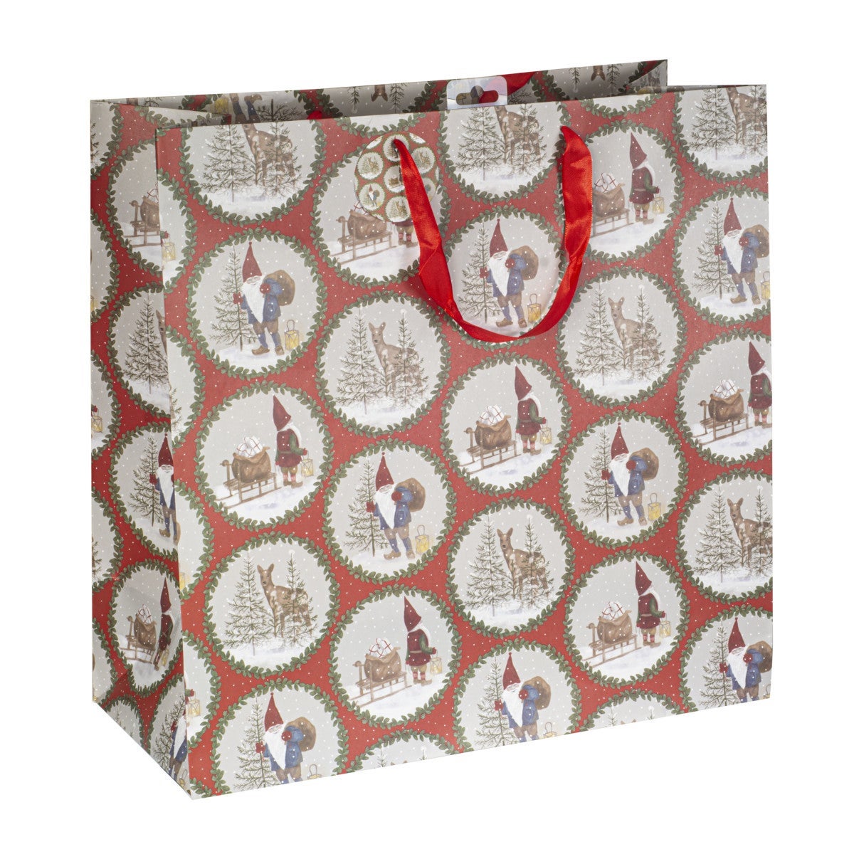 Gavepose Tomten og rådjuret XL