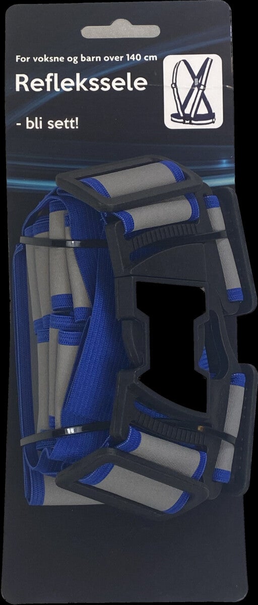 Reflekssele blå