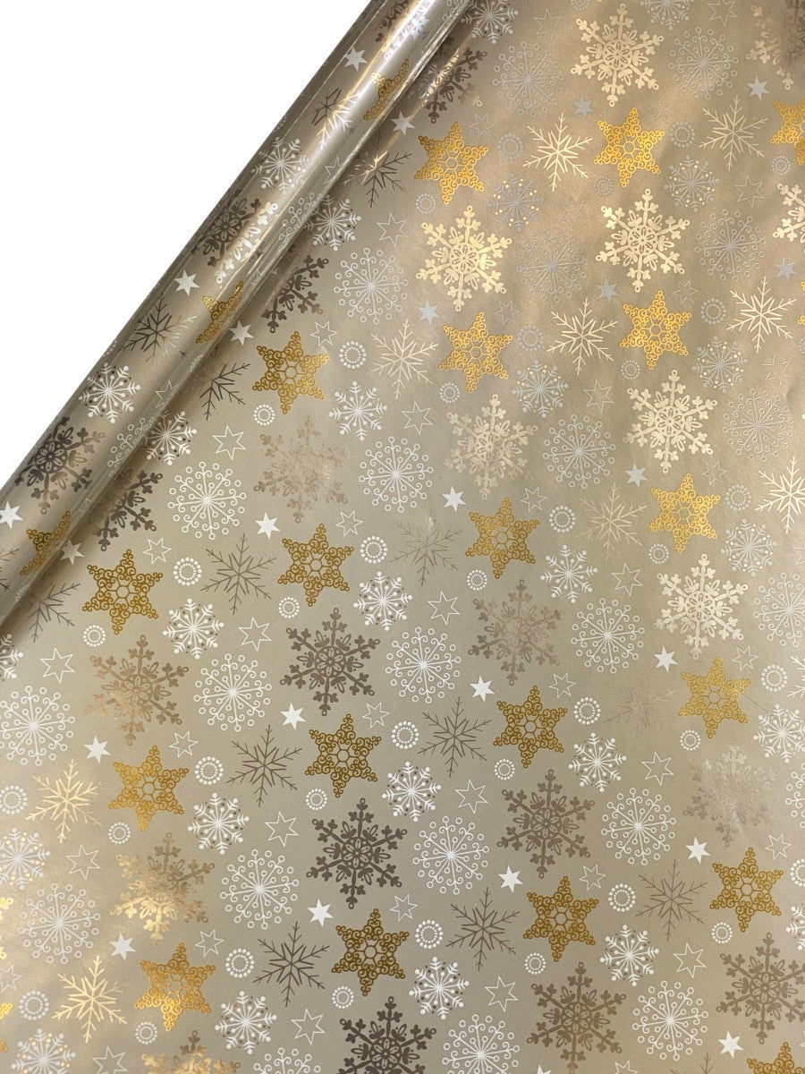 Gavepapir 2m Crystal creme