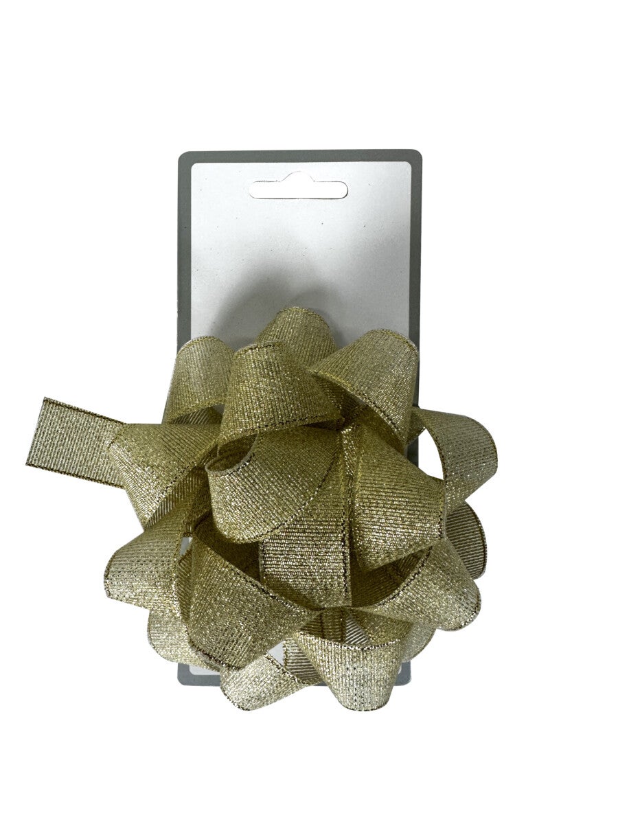 Rosett Tekstil Gull 12,5cm