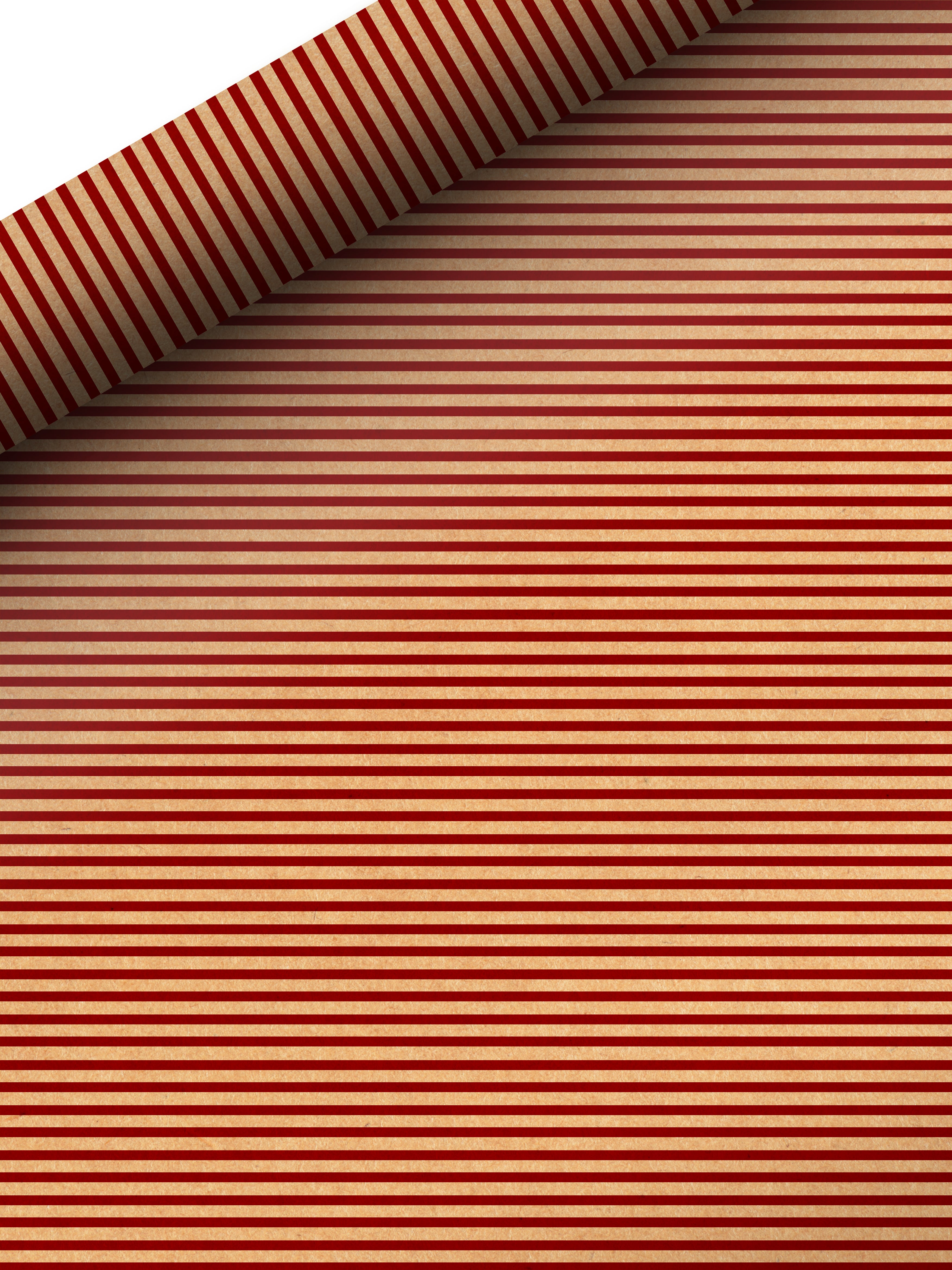 Gavepapir 10m Lackrand Rød Kvist