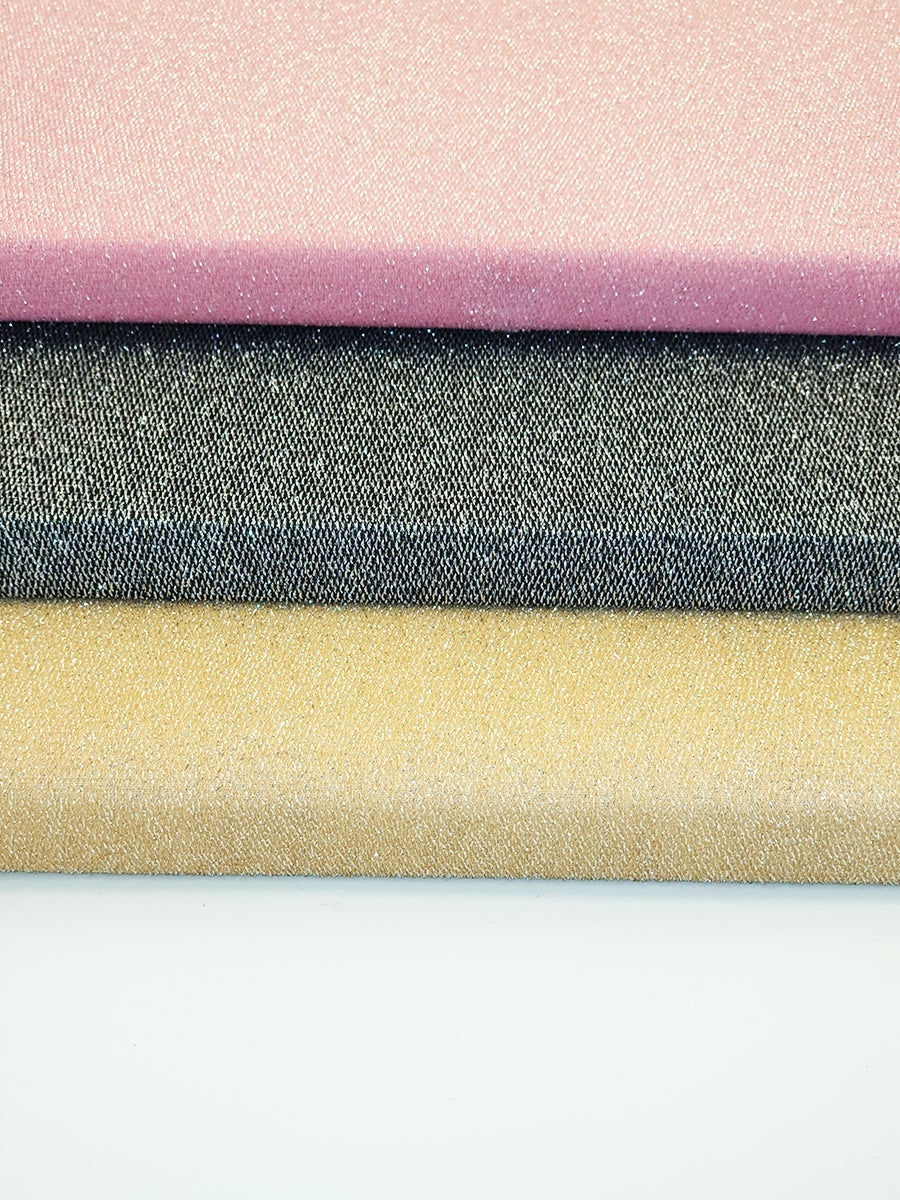 Bokbind Elastisk A4 Sølv Glitter