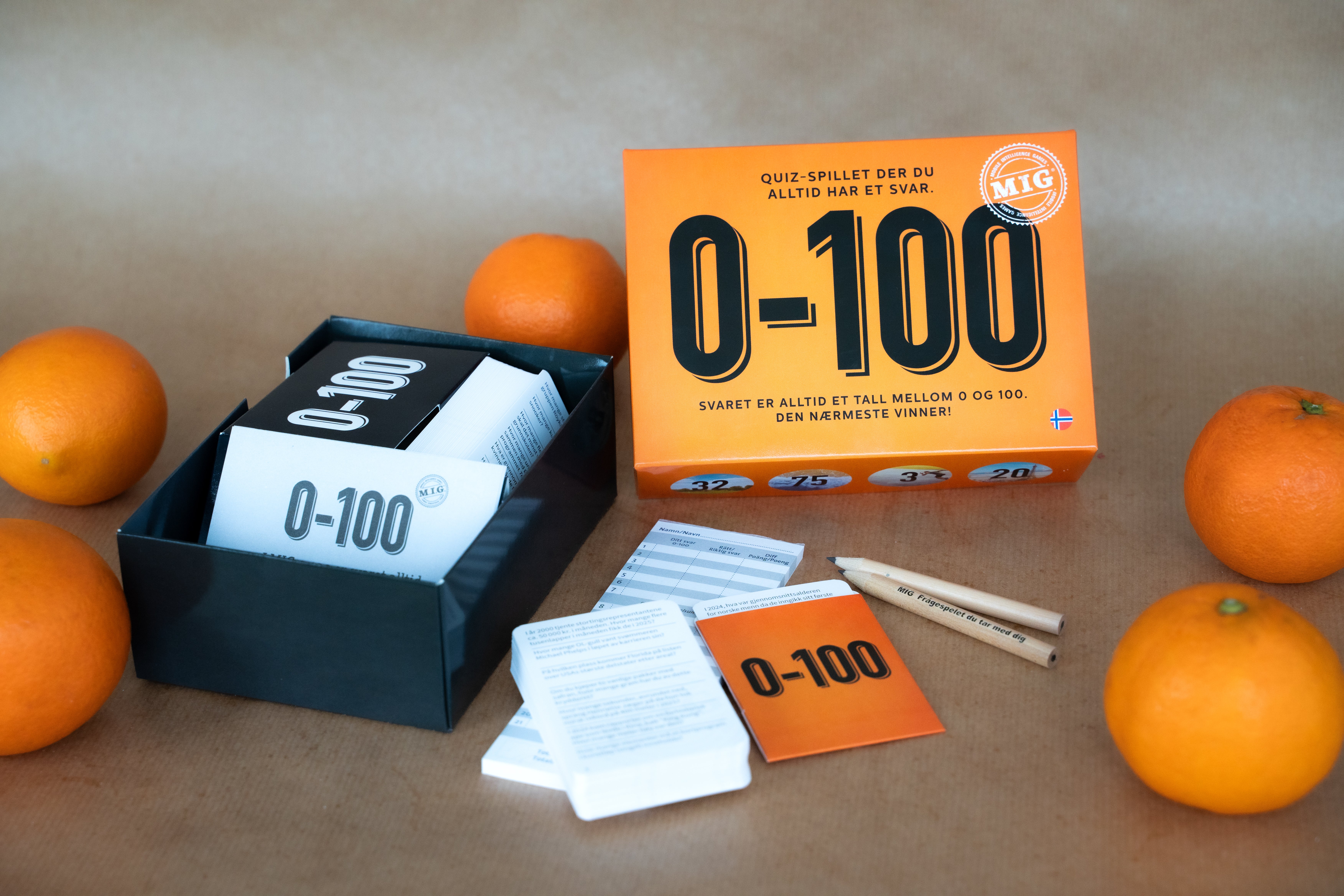 Spill 0-100 Oransje