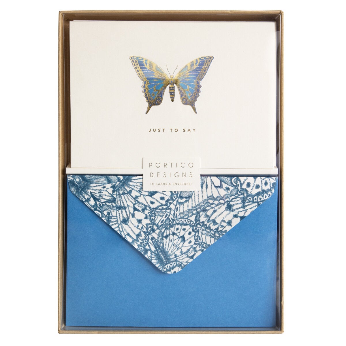 Brevpapir Blue Butterfly