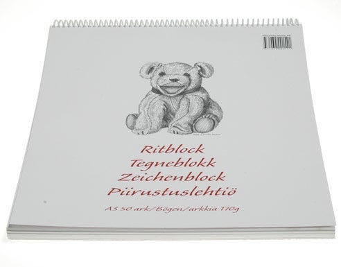 Tegneblokk Hunder A3 50 Ark