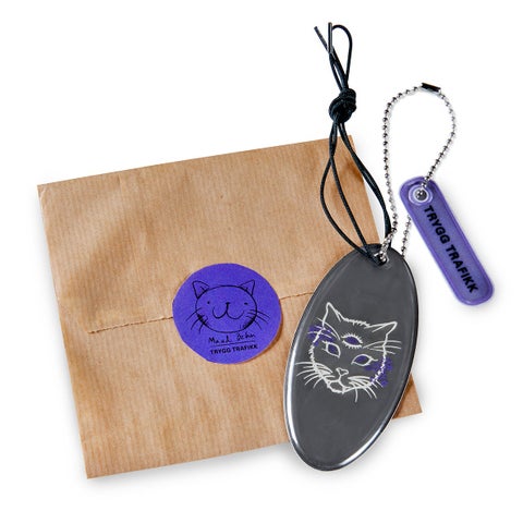 Hengerefleks Maud Behn med lilla stjerner