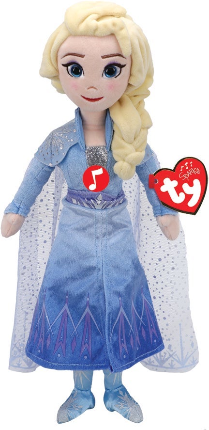 Bamse TY Frozen 2 Elsa M/ Lyd Medium