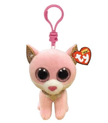 Bamse TY Fiona Pink Cat Clip