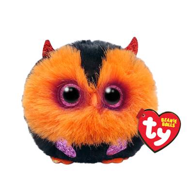 Bamse TY Whodini Owl Orange Puff