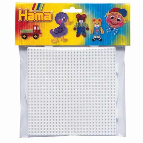 Hama Midi Perlebrett Firkant og Rund 2stk pose