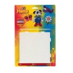 Hama Midi Perlebrett Kvadrat 4pk