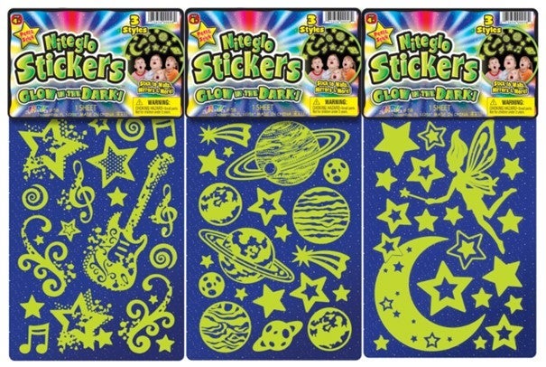 Jaru glow in dark stickers