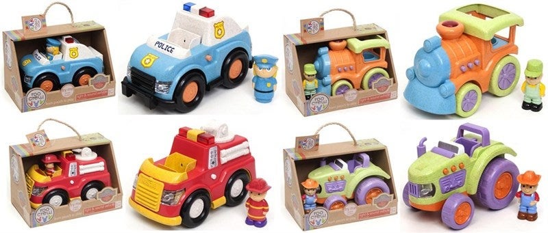 Roo Crew Kjøretøy m/lyd og lys 4 Ass