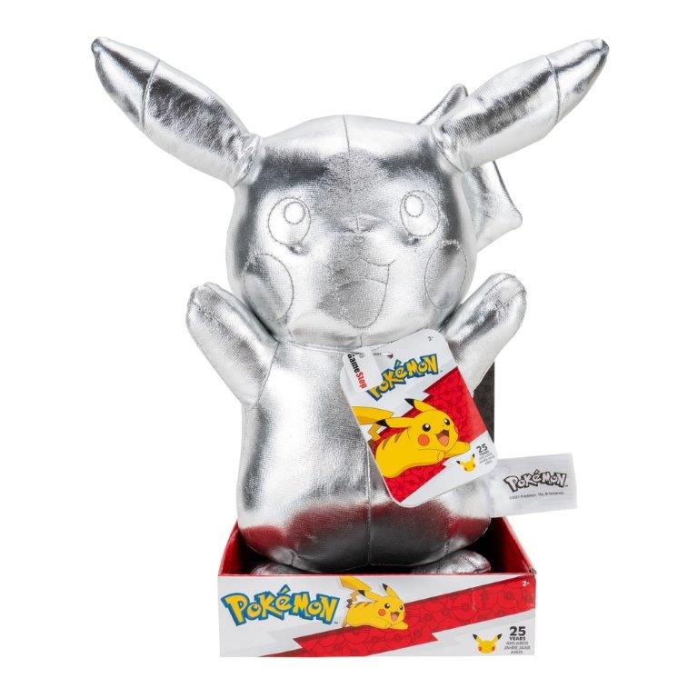 Bamse Plysj Pokemon Silver 25 År Pikachu 30Cm