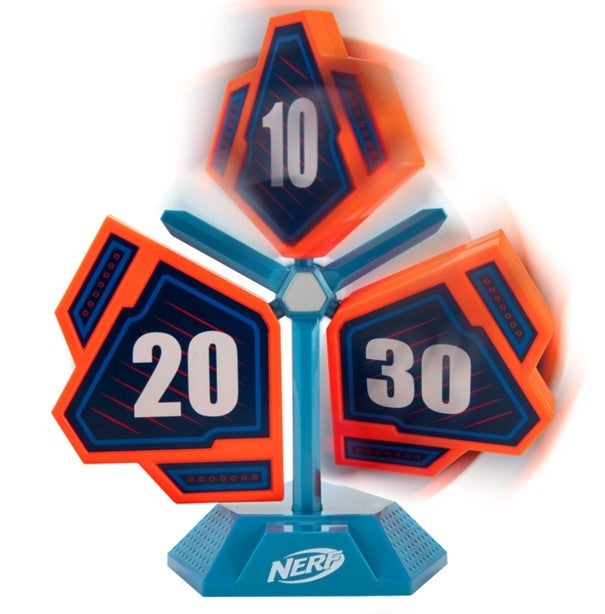 Nerf hit n spin target