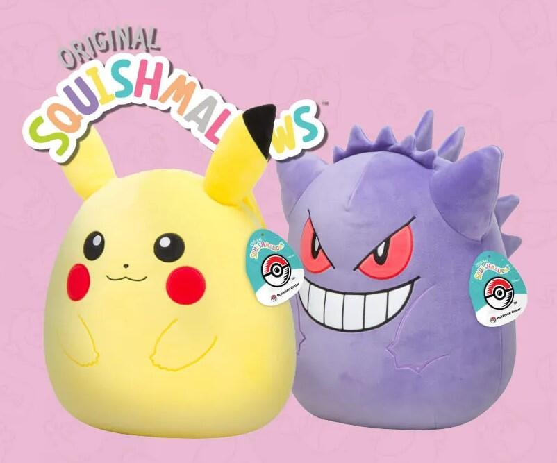 Mykdyr Pokemon Squishmallow Pikachu 25Cm