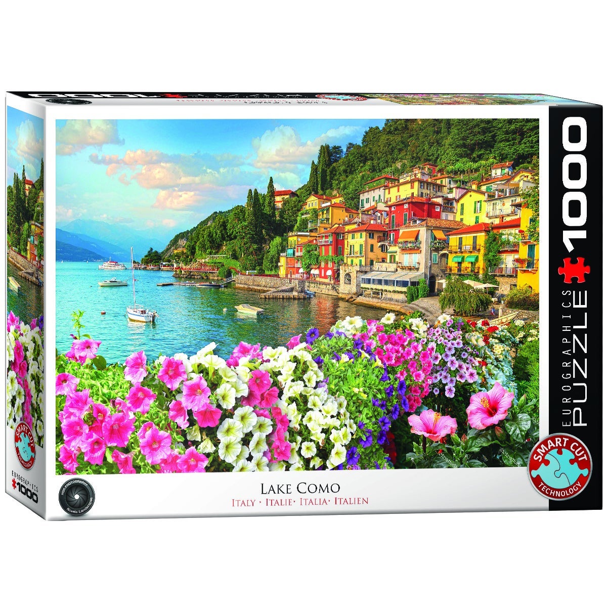 Puslespill 1000 Lake Como Eurographics