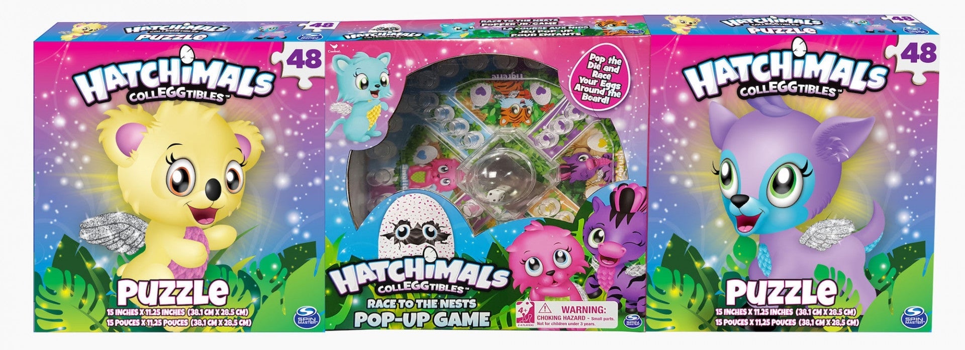 Spill Hatchimals 3 Pack Games Bundle