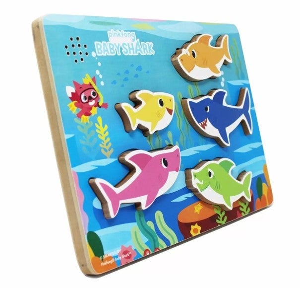 Trepuslespill Baby Shark M Musikk