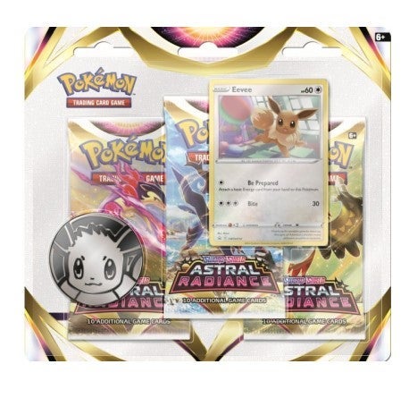 Pokemon SWSH10 Astral Radiance Blister 3pk - Sword & Shield
