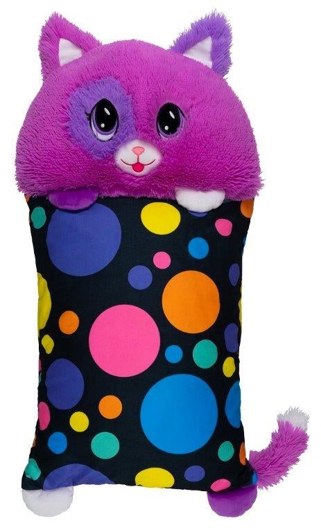 Happy Nappers fluffaluff pute purple kitty