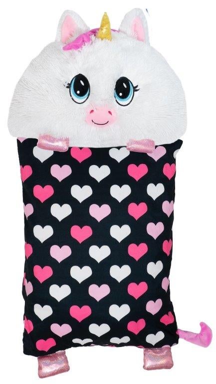 Happy Nappers fluffaluff pute white unicorn