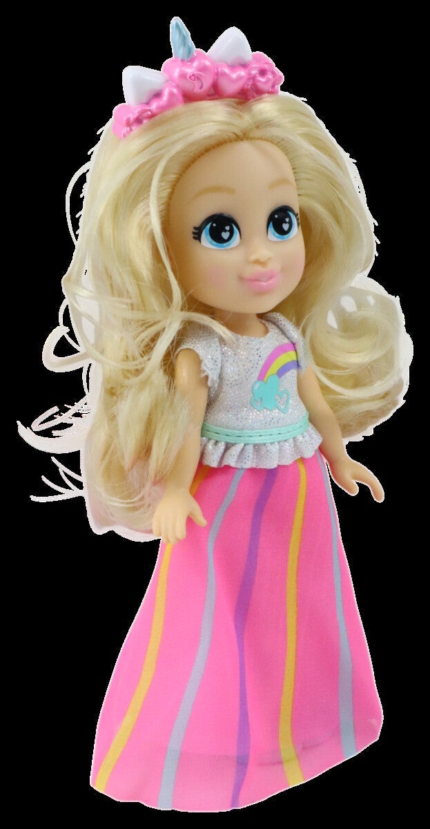 Dukke Diana Enhjørning Prinsesse 15cm